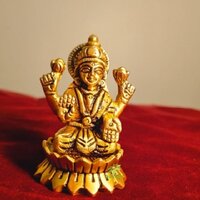 Brass Laxmi Ganesha Murti By Aakrati| A Sacred Symbol for Home, Office & Spiritual Vastu