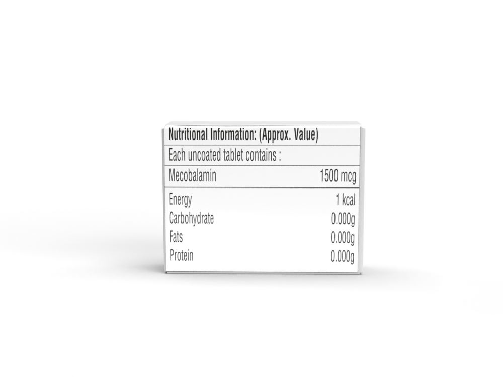 Sublingual B12 Tablet - Best Before: 18 Months