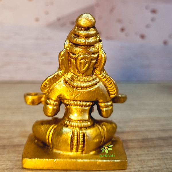 Small Brass Maa Annapurna Idol By Aakrati| Ideal Spiritual Decor for Peace and Abundance