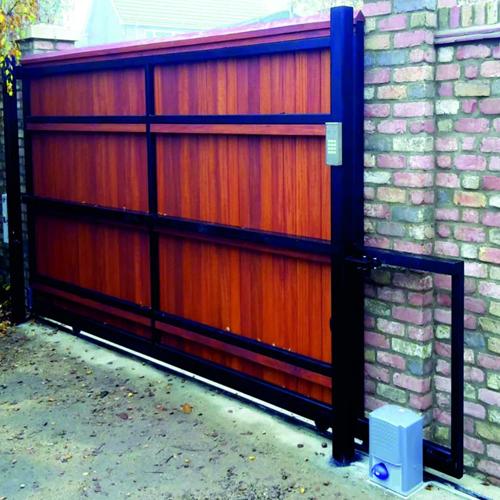 Automatic Sliding Gate - Color: Black