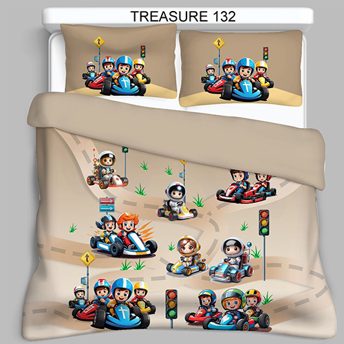 Treasure 132 King Size Double Bedsheet (King Size Available)