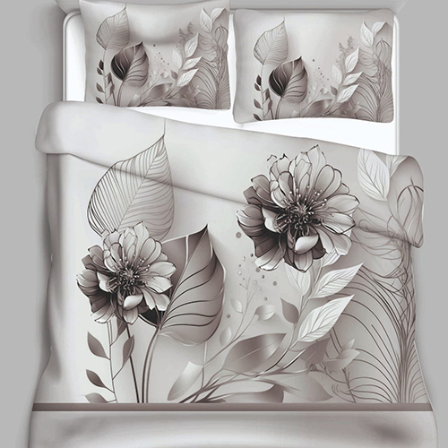 Digital Printed Double Bedsheet (King Size Available)