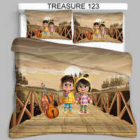 Treasure 123 Double Bedsheet (King Size Available)