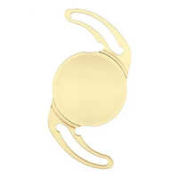 Single Piece Intraocular Foldable Lens - Color: Off White