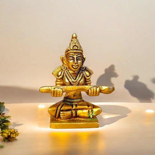 Brass Maa Annapurna Idol | Perfect Gift for Blessings and Spiritual Growth By Aakrati