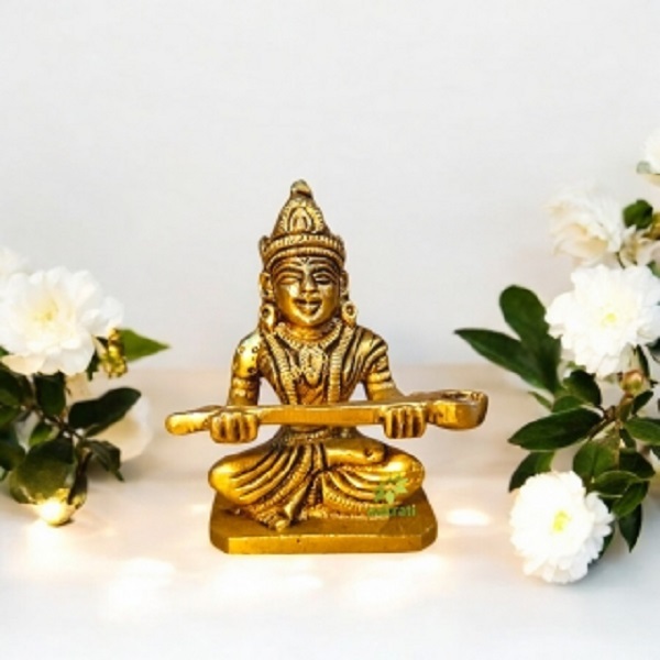 Aakrati Elegant Brass Maa Annapurna Idol | Divine Decor for Vastu, Prosperity, and Well-being