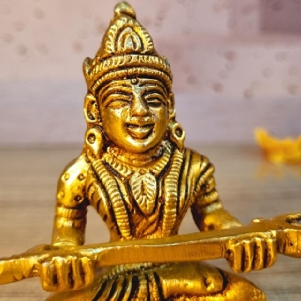 Aakrati Elegant Brass Maa Annapurna Idol | Divine Decor for Vastu, Prosperity, and Well-being