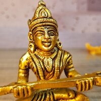 Aakrati Elegant Brass Maa Annapurna Idol | Divine Decor for Vastu, Prosperity, and Well-being