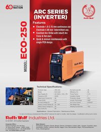 Ralli Wolf Welding Machine, ARC SERIES INVERTER (ECO-250)