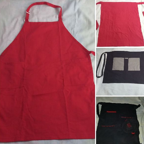 Work Aprons - Color: Red