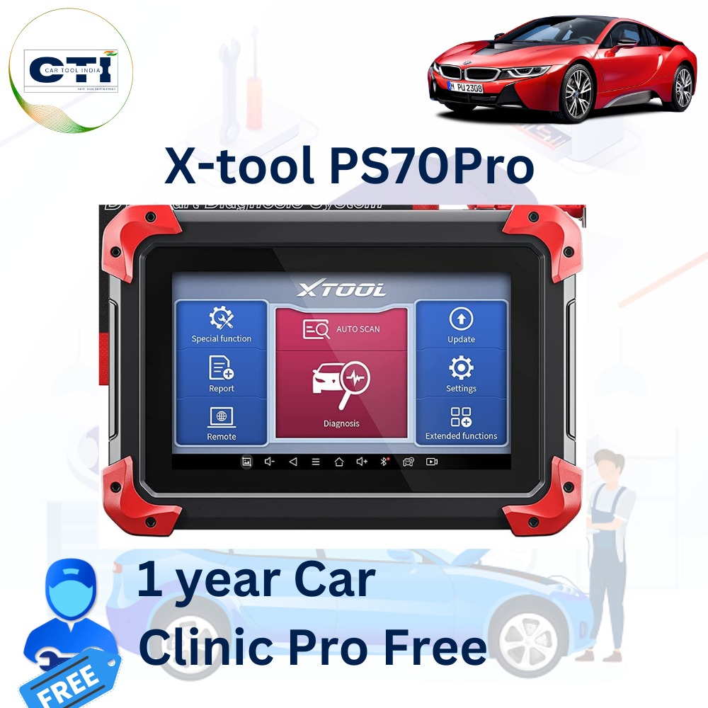 X-Tool PS70Pro - Advanced Automotive Diagnostic Tablet | Comprehensive Diagnostics, Real-Time Data Streaming, Multi-language Support, ECU Coding & Programming