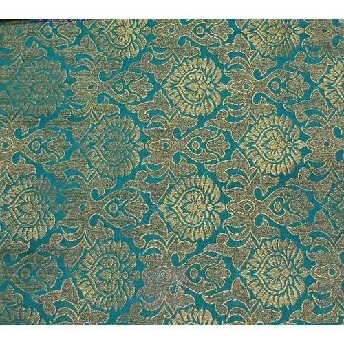 Banarasi Brocade Jacquard Fabric - Attributes: Washable