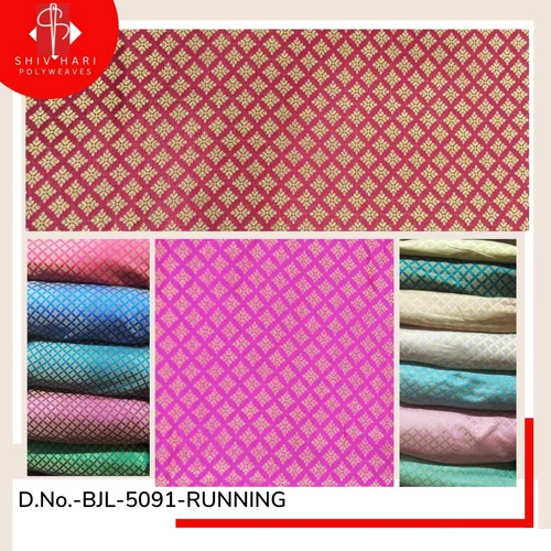 Polyester Banarasi Brocade Fabrics - Attributes: Stain & Wrinkle Resistant