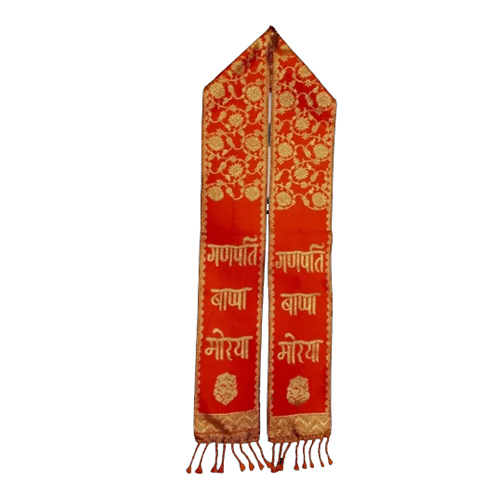 Red Ganpati Bappa Morya Fancy Patka