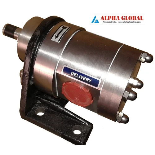 Rotary Gear Pump - Color: Silver