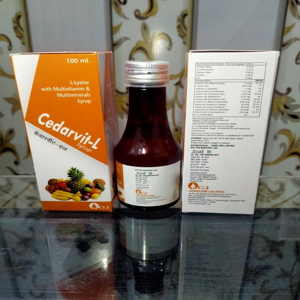 CEDARVIT-L SYRUP 100 ML