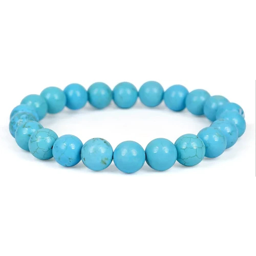 Magnesite Bracelet - Color: Blue