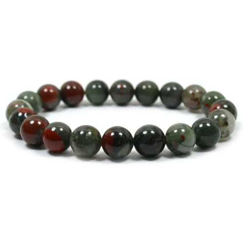 Blood Stone Beaded Bracelet