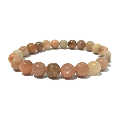 Peach Moonstone Bracelet