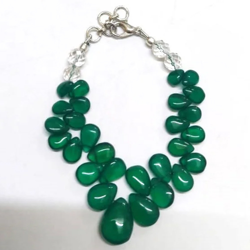 Green Onyx Drop Bracelet