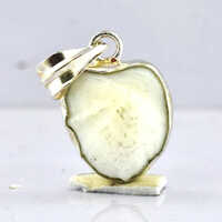 Machh Mani Makardhwaj Shukra Mani Silver Pendent - Material: Gemstone