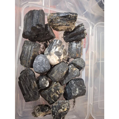 Black Tourmaline Rough Stones