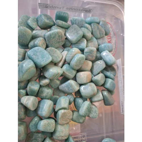 Amazonite टम्बल्ड स्टोन - तजवीज एंड संस