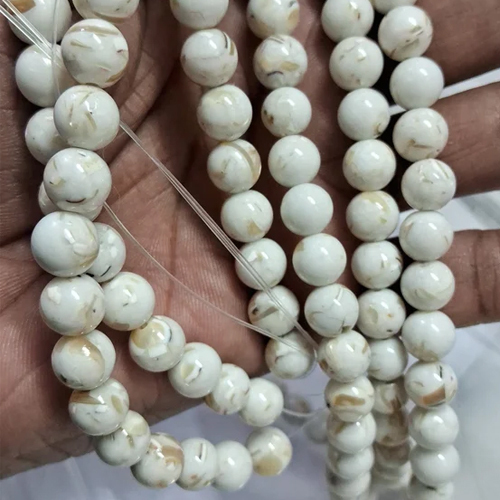 White Opal Beads