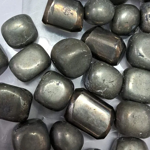 Natural Pyrite Tumbled Stone