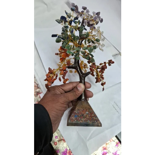 7 Chakra Crystal Tree - Color: Multicolor