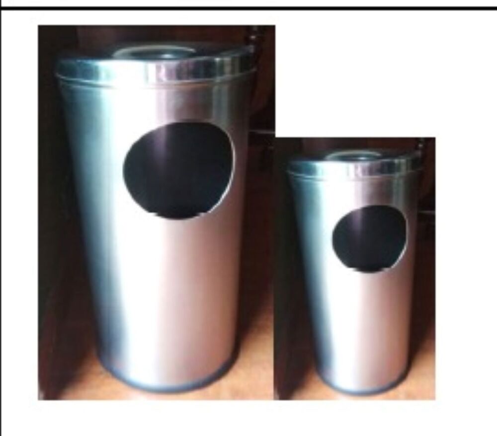 S.s Ash Bin 8"x 24" - Application: Direct