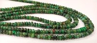 Natural Emerald Rondelle Smooth beads