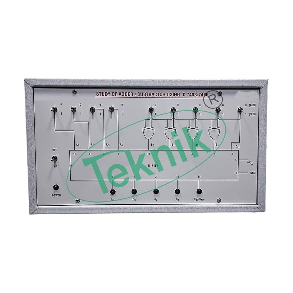 4 Bit Adder & Subtractor Circuits Using Ic 7483