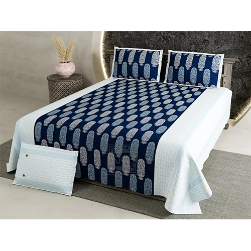 King Size Designer Bedsheet - Color: Multicolor