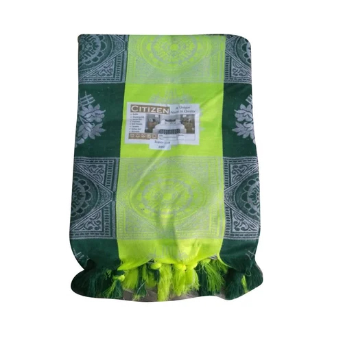 Cotton Printed Double Bed Sheet - 100% Pure Cotton, 36x90 Inches, Multicolor | Washable, Vibrant Print for Stylish Bedroom Decor