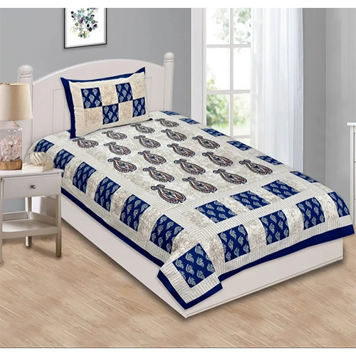 Aishwarya Cotton Bedsheet - 100% Cotton, 60 x 90 Inches, Multicolor Print | Soft, Washable, Perfect for Home & Gifting