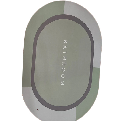 Bathroom Floor Mat - Color: Grey