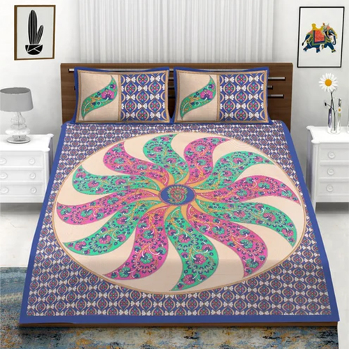 Jaipur Fabulous 100% Cotton Printed Bedsheet
