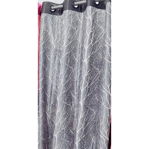 Grey Color Door Window Curtain - Color: Multicolor