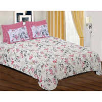 Cotton Printed Bedspread - 100% Cotton, Full Size | Multicolor Print, Washable For Easy Care