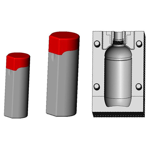 Pesticide Sq Bottle Mould - Color: Silver