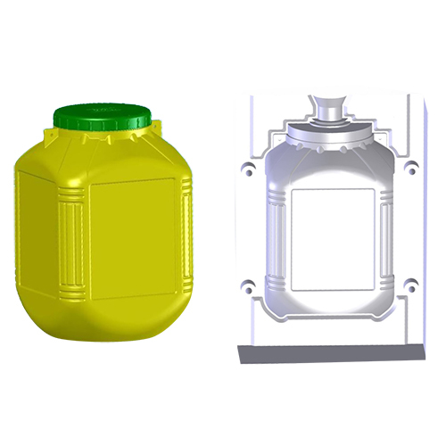 15 Kg Plastic Jar Mould - Color: Silver