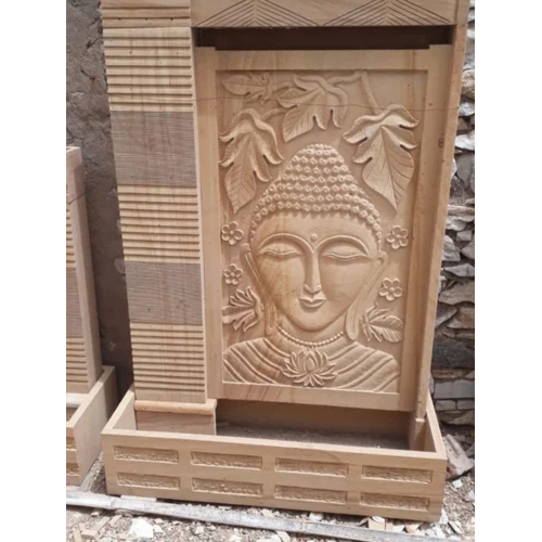 Yellow Marble Water Fountain