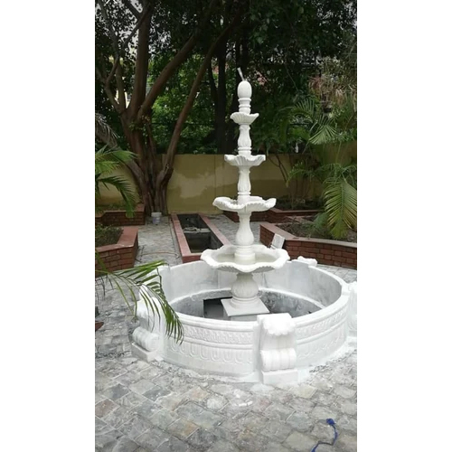 White Marble Fountain