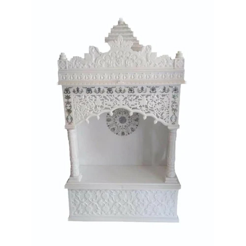 Tranding White Marble Home Temple - Regional Style: Indian