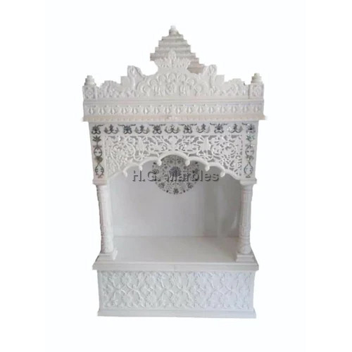 Tranding White Marble Home Temple