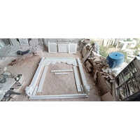 1.5 Feet White Marble Temple
