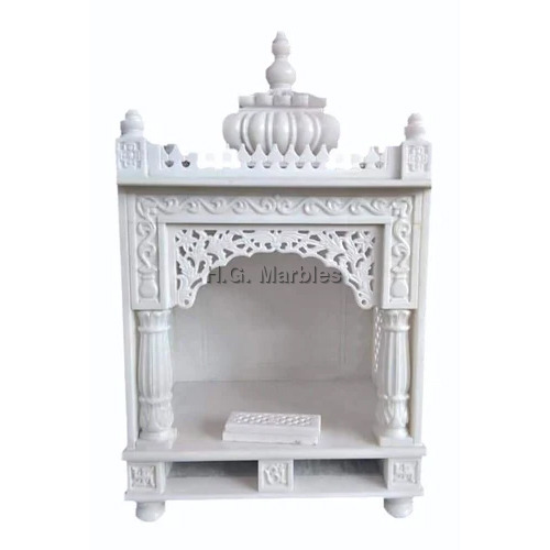Traditional White Marble Temple