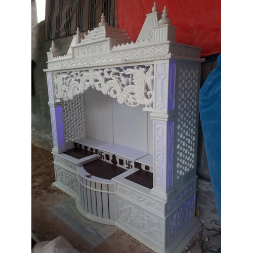 Traditional White Marble Temple
