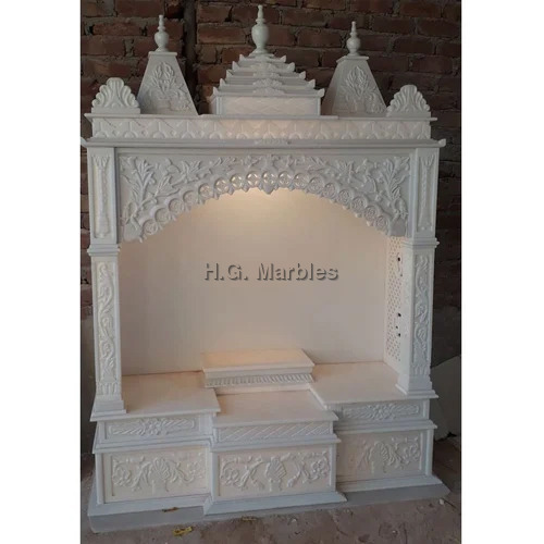 8Mm White Marble Temple - Regional Style: Indian